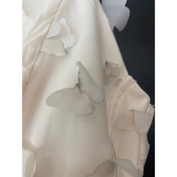 Thirty Thirty LA Butterfly Lace Back Special Occassion Dress Sz M - Picture 5 of 9